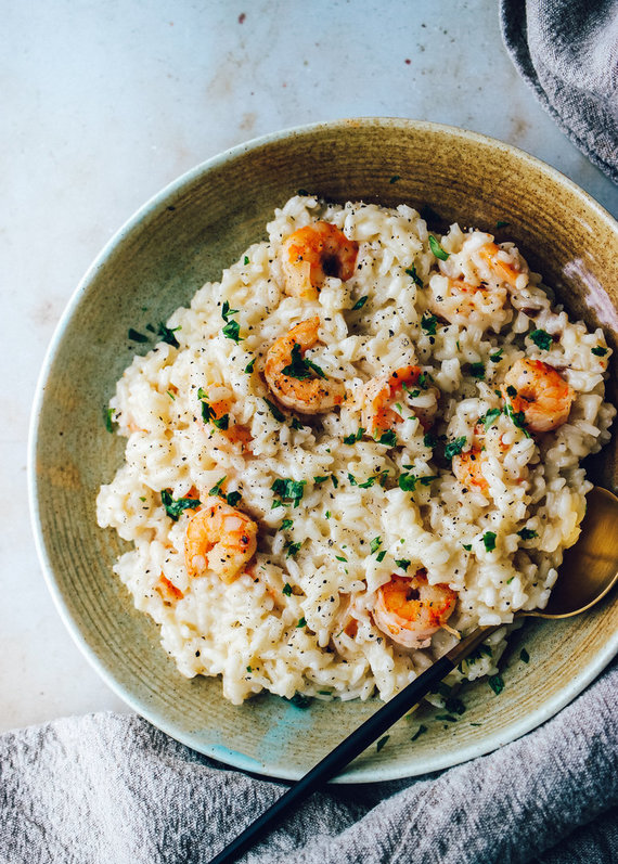 Photo from Blogger Risotto with prawns