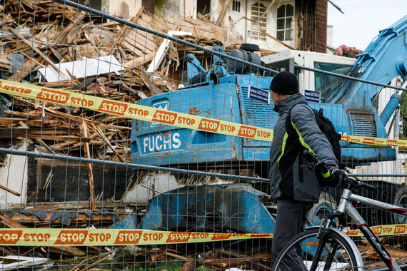 Erik Ovcharenko / 15min photo / House illegally demolished in Kaunas