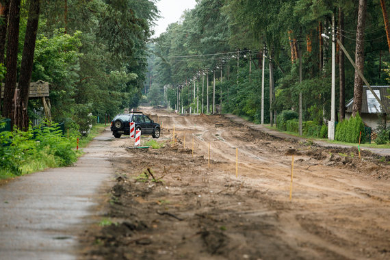 Erik Ovcharenko / 15min photo / Road repair work in Kulautuva