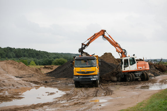 Erik Ovcharenko / 15min photo / Road repair work in Kulautuva