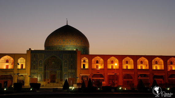 Tomo Baranausko nuotr./ Šeicho Loftalos mečetė Imamo aikštėje, Isfahane, Irane