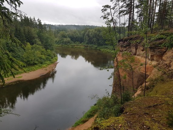 Photo from personal archive / Gauja river