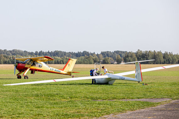 Photo by Julius Kalinskas / 15min / Glider in the Pociūnai aedrome