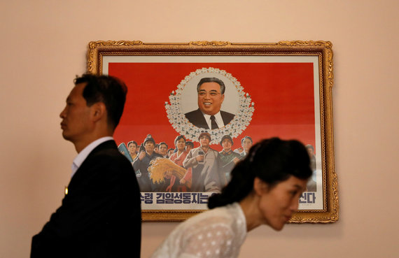 „Reuters“/„Scanpix“ nuotr./Kim Il Sungo paveikslas
