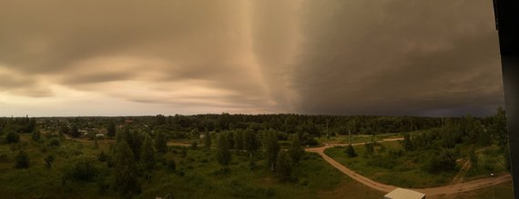 15-minute photo of the reader Vytautas / Audra Clouds in Tauragė