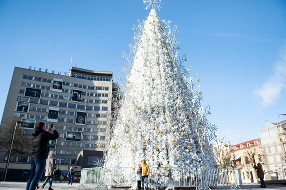 JP.lt/Rimvydas ANČEREVIČIUS photo / Panevėžys Christmas tree