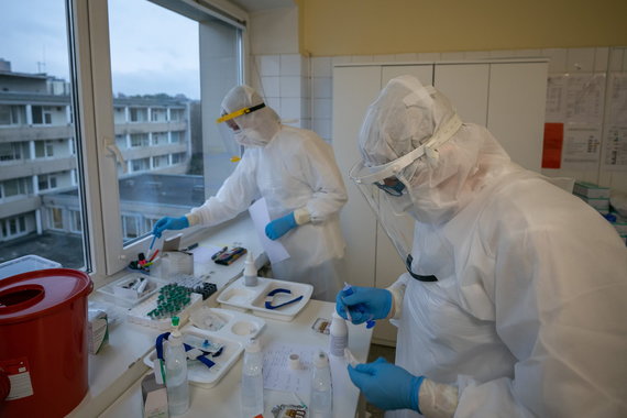 Photo by Saulius Žiūra / COVID-19 room at Vilnius City Clinical Hospital