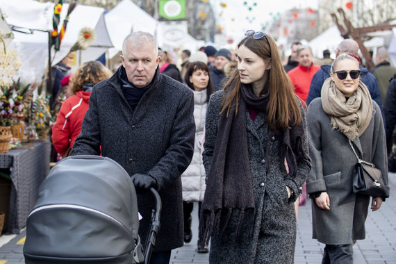 Photo by Lukas Balandis / 15min / Arvydas Anušauskas with his wife Lina 