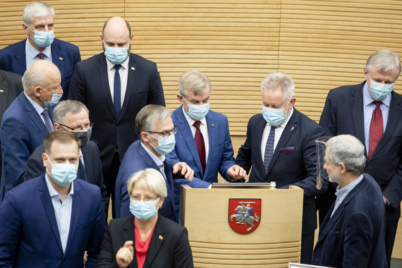 Photo by Lukas April / 15 minutes / Last session of the legislature of the Seimas 2016-2020