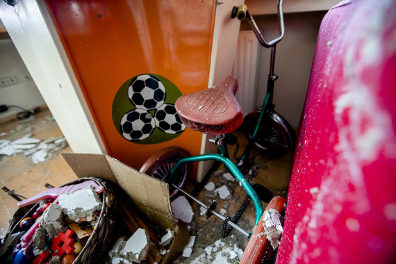 Photo by Luke April / 15 minutes / After the fire in the attic flooded the premises of the Toy Museum