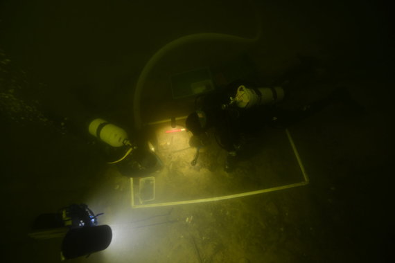 Photo by G.Krakauskas / Lake Asveja reveals its secrets: finding the remains of a medieval soldier