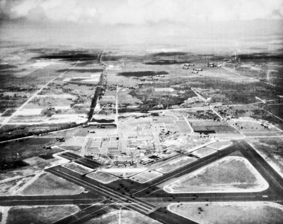 Photo by NAS Fort Lauderdale Museum / Fort Lauderdale Military Base 1945