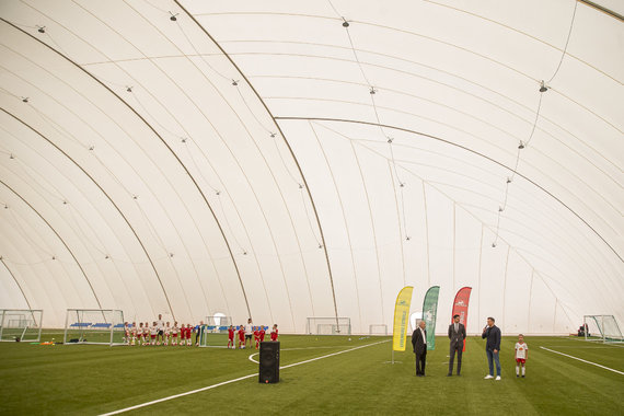 Rokas Lukoševičius / 15min photo / Opening of the Vilnius Pilaitė Gymnasium futsal gym