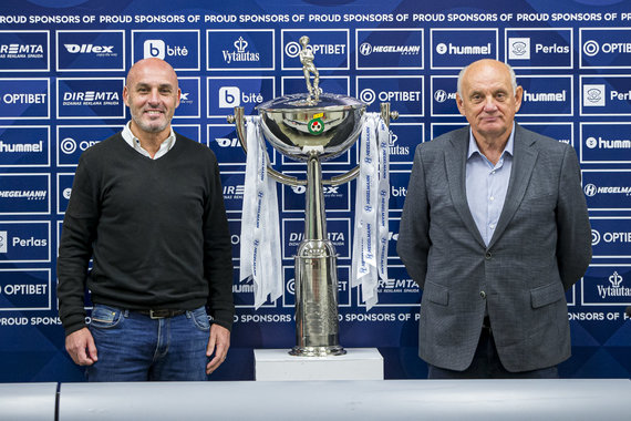 Rokas Lukoševičius / 15min photo / LFF Cup final press conference