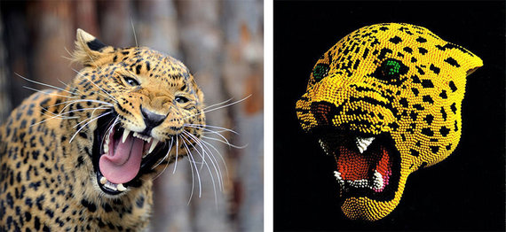 Projekto partnerio nuotr./Leopardas / David Mach