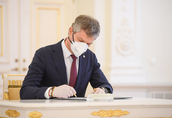 Office of the President of the Republic of Lithuania / Photo by R. Dačkus / Oath of Darius Jauniškis