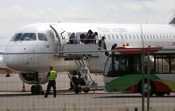 Valdas Kopūstas / 15-minute photo / Another group of Afghans are being transferred back to Lithuania