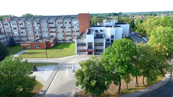 Photo of the partner / Vilkaviškis hospital from a bird's eye view