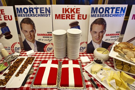 AFP/„Scanpix“ nuotr./Morteno Messerchmidto rinkimų kampanijos atributika