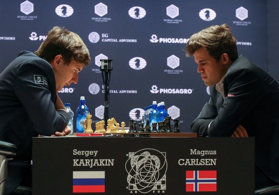 Scanpix Foto / VM-kamp: Magnus Carlsen - Sergei Karjakin