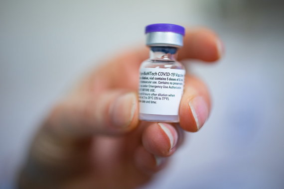 Photo by Saulius Žiūra / Vaccination of doctors from Vilnius City Clinical Hospital against COVID-19