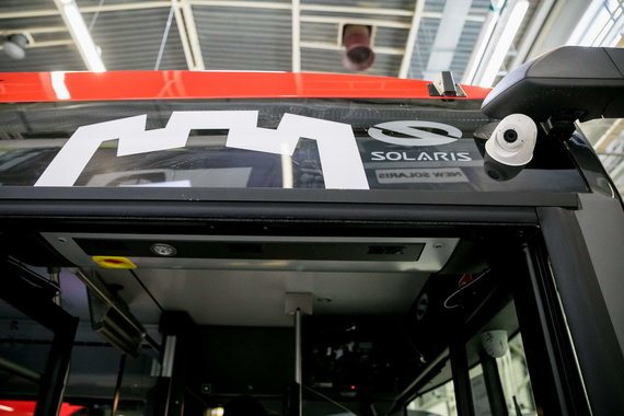 Sauliaus Žiūros nuotr./Gamykloje „Solaris Bus & Coach S.A” gaminami autobusai Vilniui