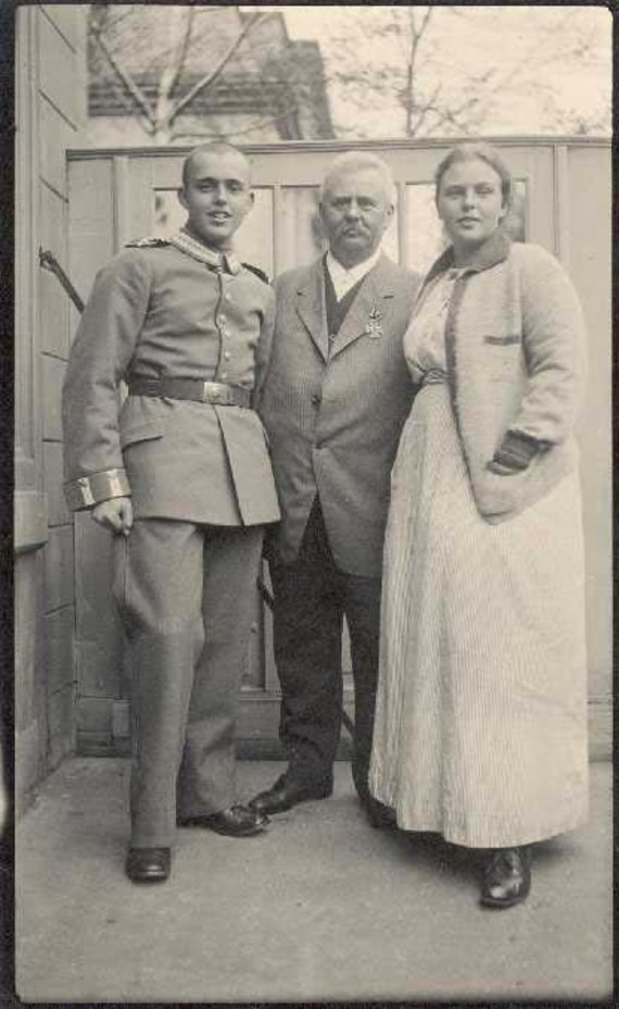 Drezdeno Technikos universiteto Gurlittų šeimos fondo nuotr./Cornelia Gurlitt su tėvu ir broliu Hildebrandu