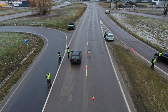 Kaunas County Police Photo / Kaunas Police Work at Block Offices