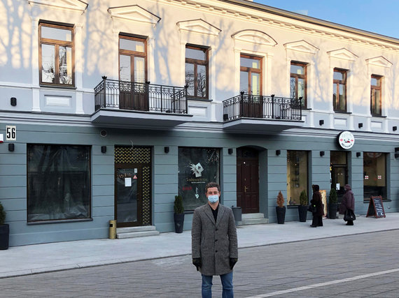 Photo by Kaunas City Municipality / Andrius Matuzas in the renovated building on Laisvės Alley