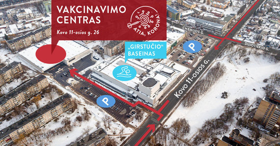 Photo of the municipality of the city of Kaunas / Schedule of arrival at the vaccination center