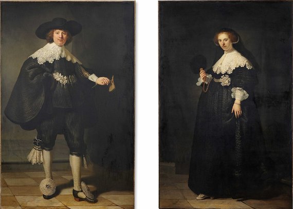 Wikimedia Commons / Public Domain Image / Portraits of M. Solmans and O. Coopit by Rembrandt