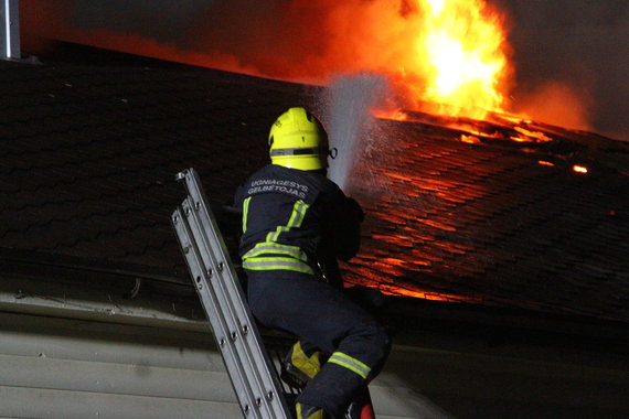 Photo by Tomas Markelevičius / 15min photo / At the scene of the fire 