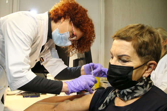 Tomas Markelevičius / 15min photo / Medical vaccination in Panevėžys