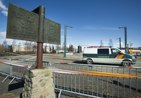 Scanpix photo / The border between Sweden and Finland is closed