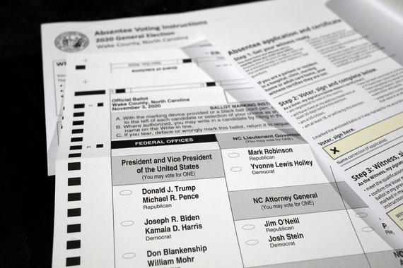 Reuters / Photo by Scanpix / Ballots sent to voters in North Carolina by mail