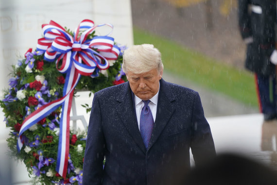 Photo by Scanpix / Donald Trump in Arlington Cemetery