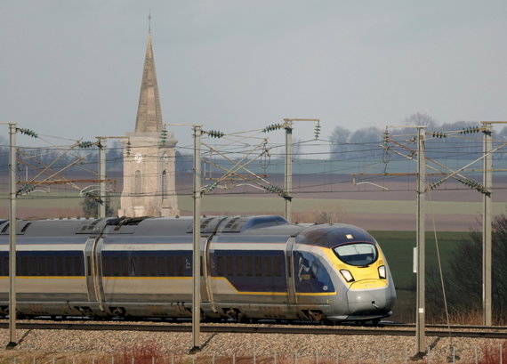 „Reuters“/„Scanpix“ nuotr./„Eurostar“ greitasis traukinys