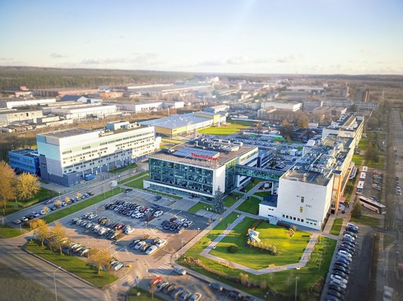 Photo by the organizers / New Thermo Fisher Scientific production building in Vilnius