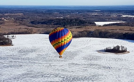 Photo from personal album / In winter pilots can fly at any time, in summer they should avoid daytime flights.