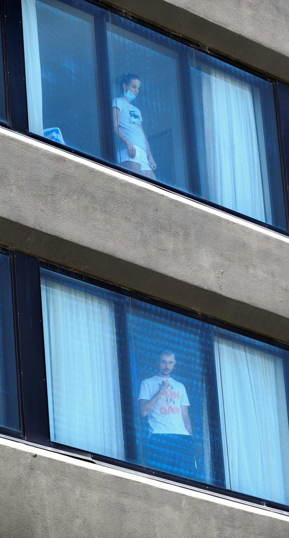 Photo by Scanpix / Before the Australian Open, the players were quarantined in Melbourne.