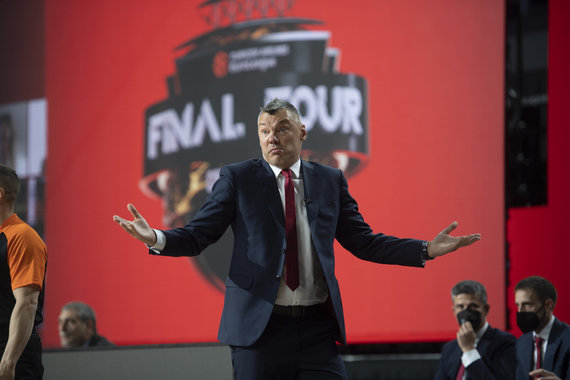 Photo from Getty Images / Euroleague.net / European Semifinal.  Šarūnas Jasikevičius