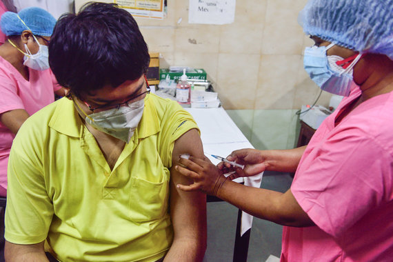 Scanpix / PA Wire / Press Association Images photo / Launch of the giant COVID-19 vaccination campaign in India