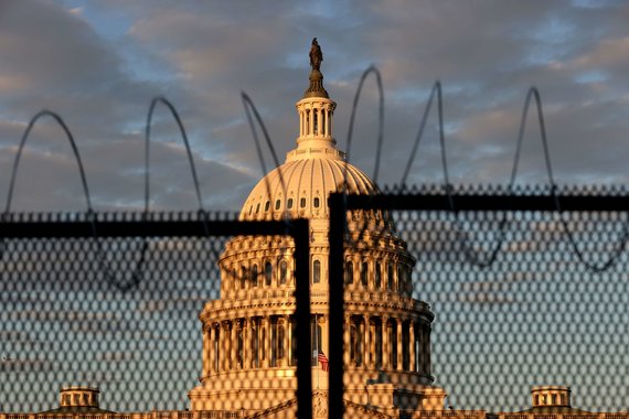 AFP / Scanpix photo / Protests in preparation for the inauguration of Biden