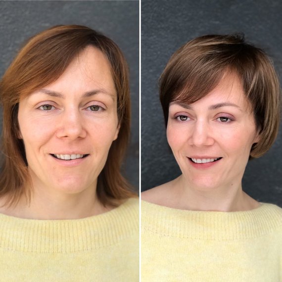 Personal file photo / Style changes created by Jurgita Malakauskaitė: before and after 