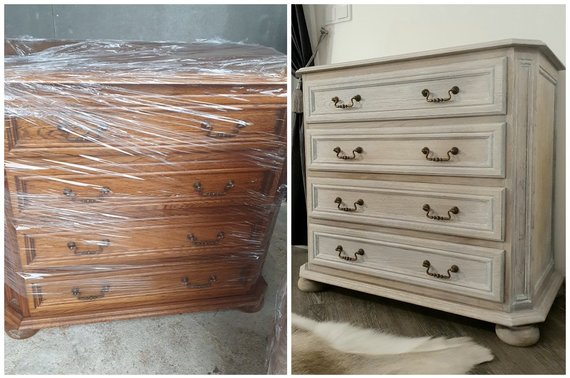 Kristina's personal archive / renovated furniture: before and after