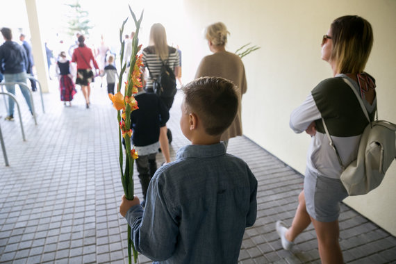 Photo by Sigismund Gedvila / 15min / 2018 September 1 celebration at the progymnasium M.Mažvydas