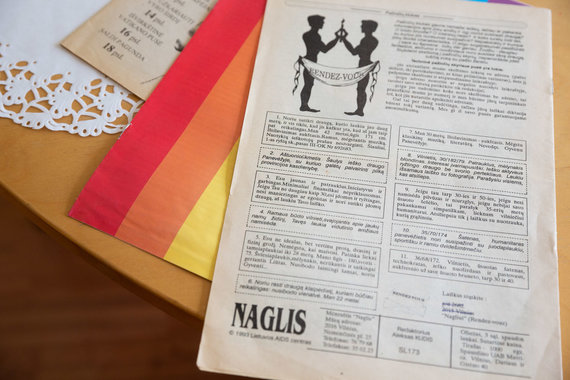 Žygimanto Gedvilos / 15min nuotr./Pirmieji Lietuvos LGBT bendruomenės žurnalai – „Amsterdamas“ ir „Naglis“