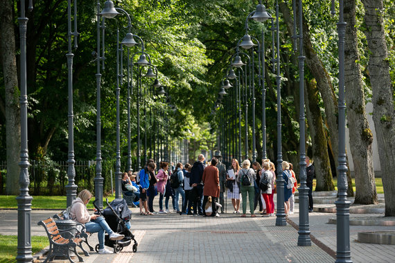 Sigismund Gedvila / 15min photo / Grafai Tiškevičius alley in Palanga