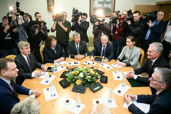 Žygimantas Gedvila / 15min photo / Meeting of President G. Nausėda with the Seimas Board of the Republic of Lithuania