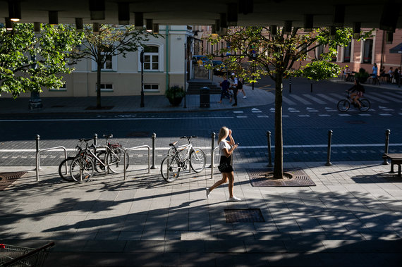 Sigismund Gedvila / 15min photo / Pedestrians on Gediminas avenue